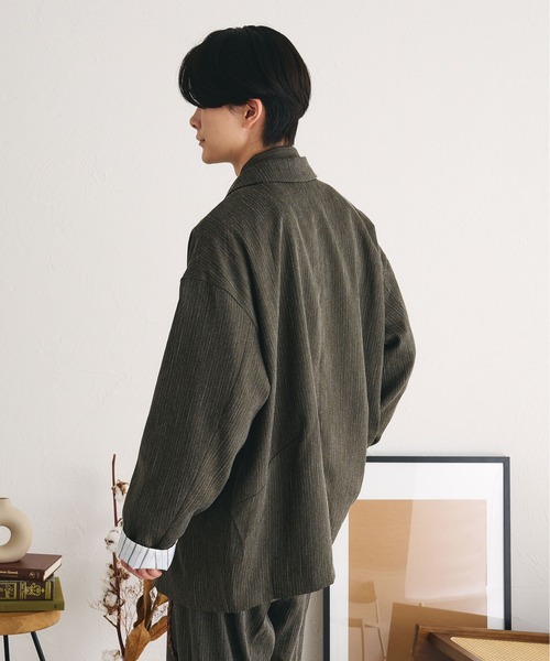 「epnok」 テーラードジャケット LARGE ブラウン メンズ_画像6