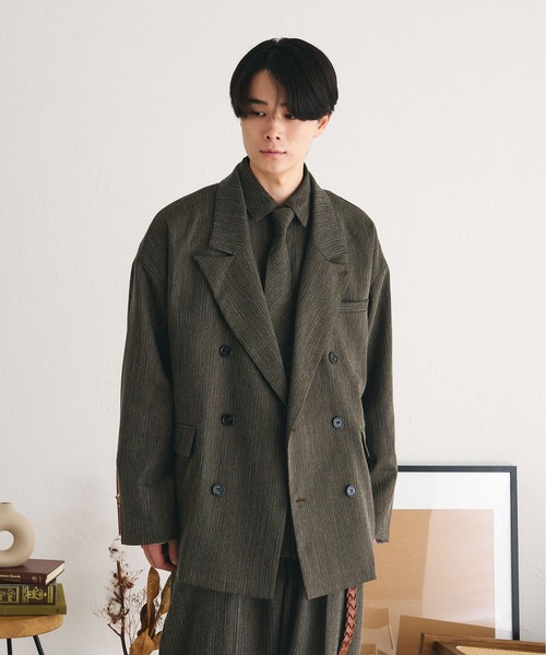 「epnok」 テーラードジャケット LARGE ブラウン メンズ_画像8