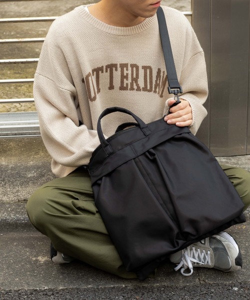 「WEGO」 2WAYバッグ FREE カーキ メンズ_画像3