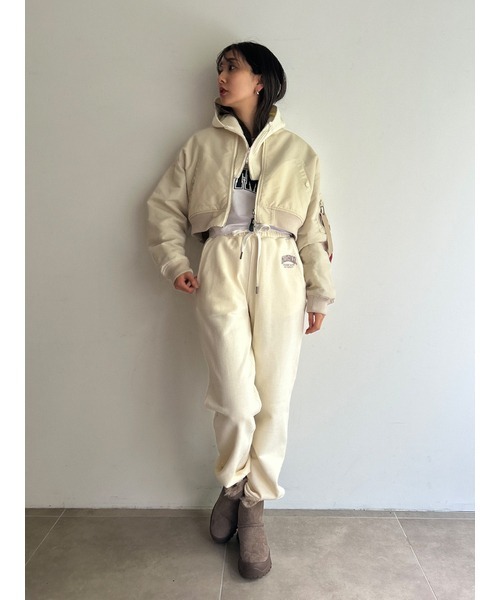 「SNIDEL」 スウェットパンツ 0 ライトグレー レディース_画像4