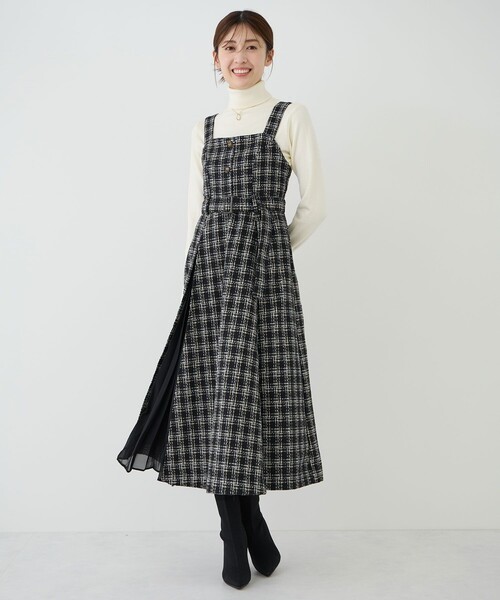 JAYRO（ジャイロ） ジャンパースカート シフォンプリーツ切替
