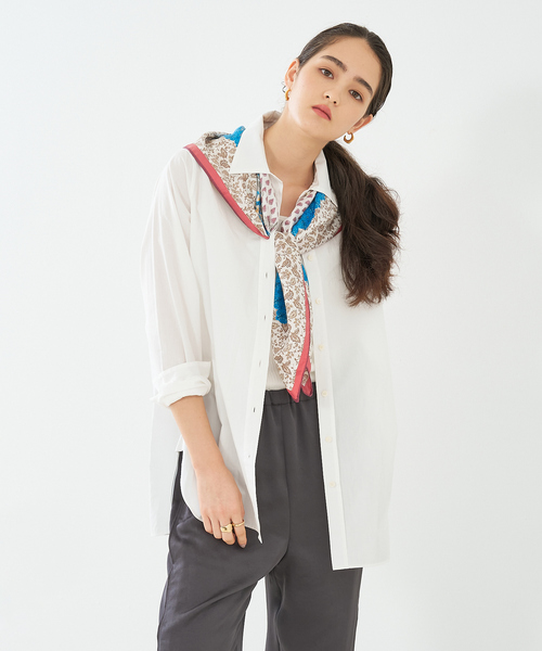 「collex」 ストール フリー ベージュ レディース_画像2