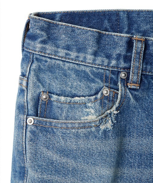 「PERVERZE」 デニムパンツ SMALL ブルー レディース_画像4
