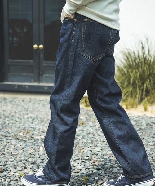 「MR.OLIVE」 デニムパンツ MEDIUM インディゴブルー メンズ