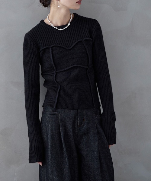 「etoll.」 長袖ニット FREE グレー レディース_画像7