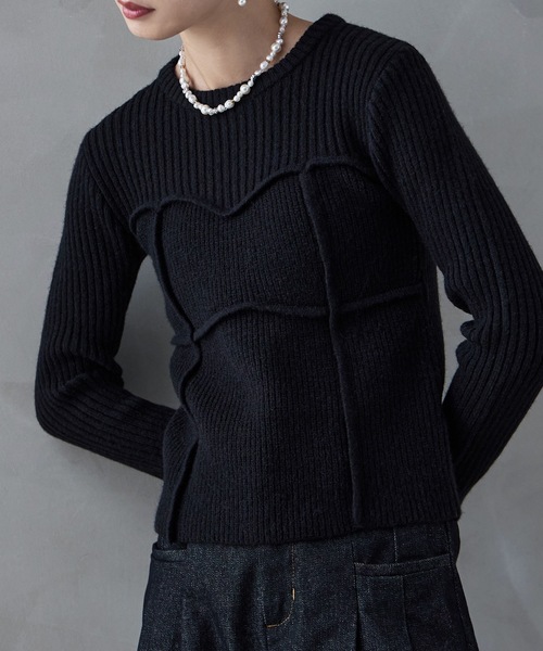 「etoll.」 長袖ニット FREE グレー レディース_画像8