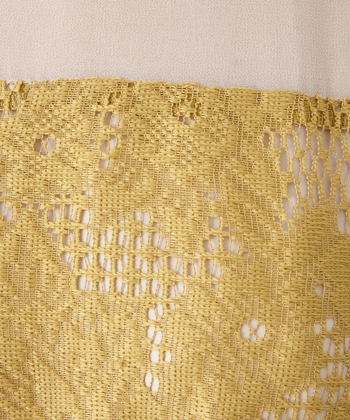 「AIMER」 長袖ワンピース LARGE ネイビー レディース_画像2