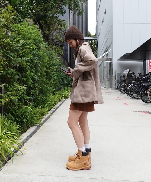 「TEEN BOOP」 テーラードジャケット FREE レッド レディース_画像7