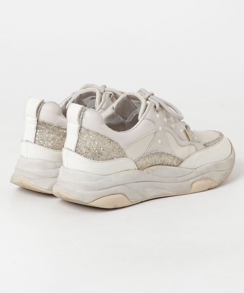 「+diana」 ローカットスニーカー 23.5cm アイボリー レディース_画像2