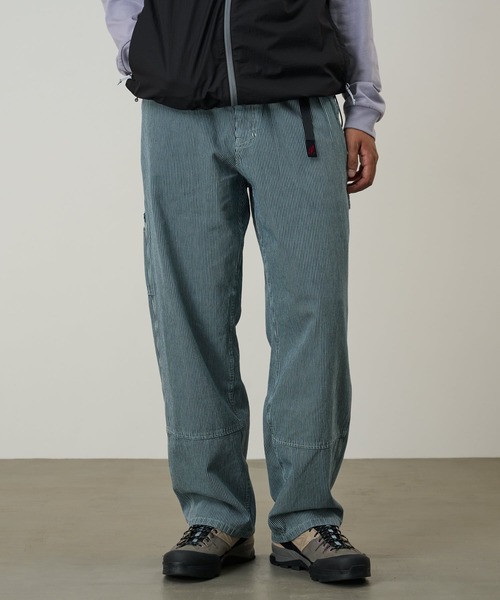 mi様　オリーブ36 Gramicci（グラミチ） ジーンズ OVERDYED HICKORY WORK PANT｜オーバー