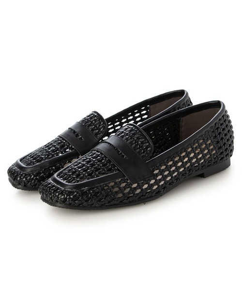 GENIAL INTRECCIO】厚底メッシュローファー ☆新品☆【ASH】GENIAL