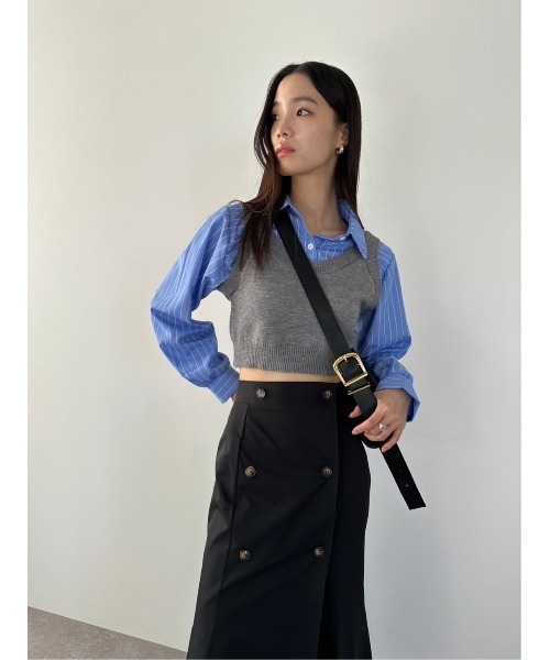 「DRWCYS」 長袖ブラウス FREE ベージュ レディース_画像7