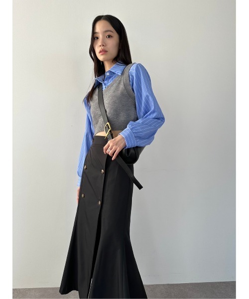 「DRWCYS」 長袖ブラウス FREE ベージュ レディース_画像8