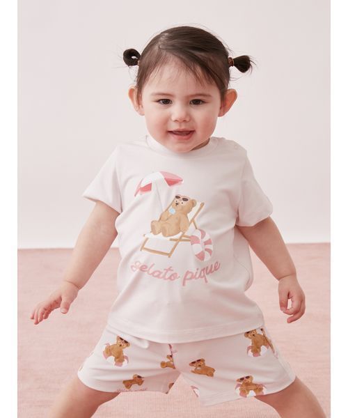 gelato pique（ジェラートピケ） ベビー 「PEANUTS PUPPIES」「BABY