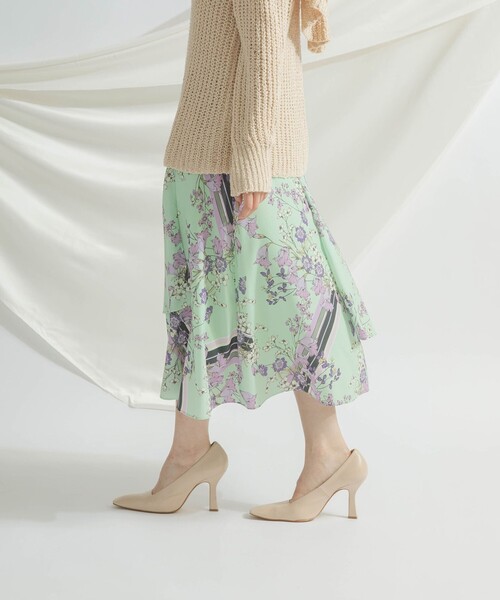 「GRACE CONTINENTAL」 スカート 38 グリーン レディース_画像3