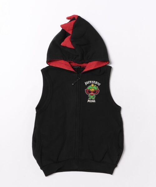 HYSTERIC MINI（ヒステリックミニ） ベスト MINILA 背ビレ付き 裏毛