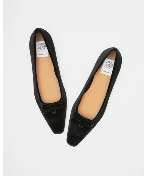 「Emma Francis」 フラットパンプス 25.0cm グレー レディース_画像2