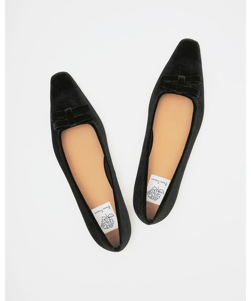 「Emma Francis」 フラットパンプス 25.0cm グレー レディース_画像3