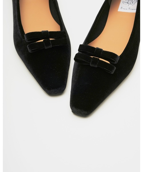 「Emma Francis」 フラットパンプス 25.0cm グレー レディース_画像4