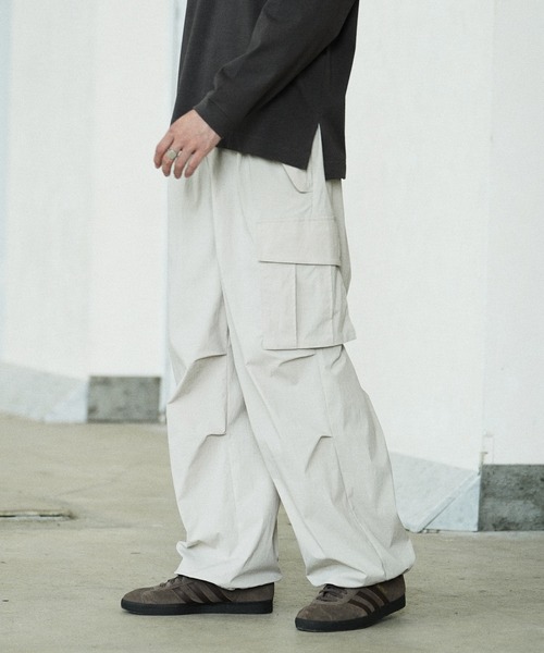 「WYM LIDNM」 カーゴパンツ X-SMALL ブラック メンズ_画像4