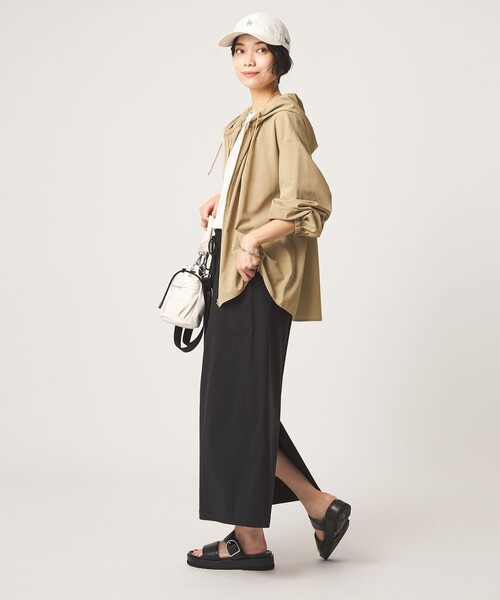 ブラウス シャツ 「size SHORTあり」フード ギャザー シャツ レディースの画像