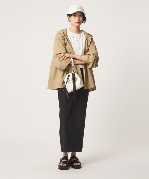 ブラウス シャツ 「size SHORTあり」フード ギャザー シャツ レディースの画像