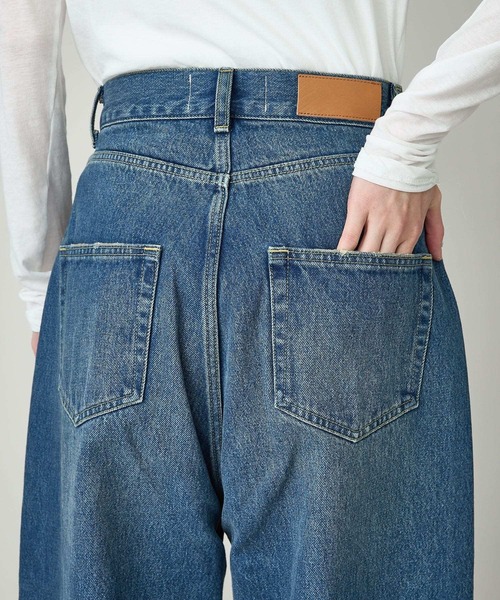 「Curensology」 デニムパンツ 34 インディゴブルー レディース_8