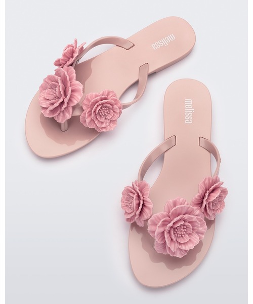 「melissa」 フラットサンダル 37 ピンク レディース_画像4