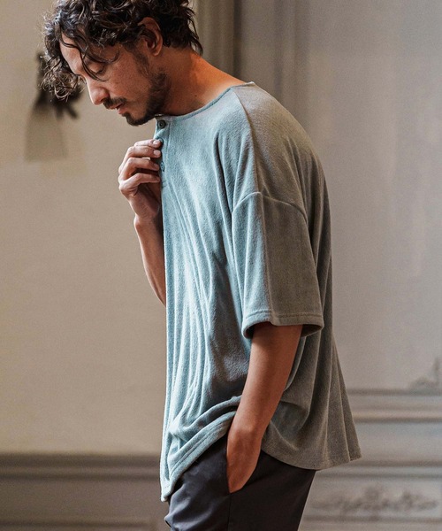 「CAMBIO」 半袖Tシャツ M ブラック メンズ_画像4