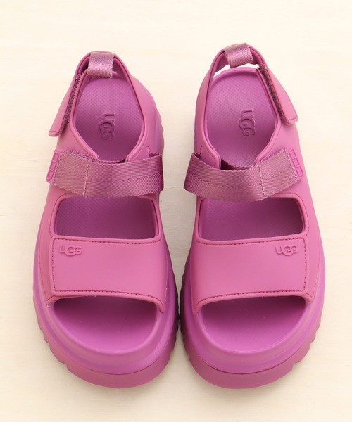 「UGG」 フラットサンダル 24.0cm ブラック レディース_画像8