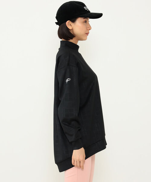 未使用 ビームスゴルフ 長袖シャツ カットソー レディース L BEAMS GOLF（ビームス ゴルフ） 長袖カットソー LARGE サックスブルー