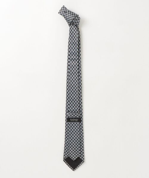 ほぼ未着品　バーバリーブラックレーベル　モノグラム柄　ネクタイ　ダークネイビー BURBERRY BLACK LABEL（バーバリーブラックレーベル） ネクタイ