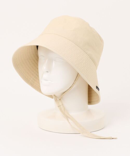 帽子 ハット uvカット 紫外線カット レディース 遮光 UVカット 洗える デニム 紐付きハット レディース | estaa | 07