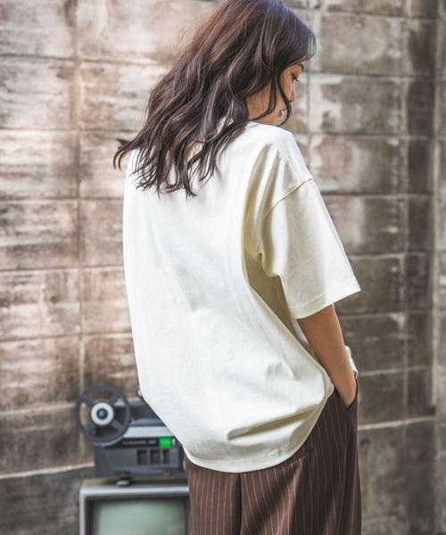 「PBLIM」 半袖Tシャツ MEDIUM アイボリー レディース_画像9