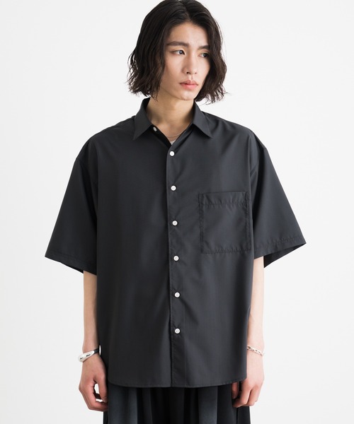 「SINSS」 半袖シャツ SMALL サックスブルー メンズ_画像5