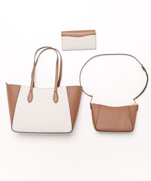 Michael Kors　3-in-1　トートバッグ　ベージュ　3点セット MICHAEL KORS（マイケルコース） トートバッグ JET SET TRAVEL 3 IN 1
