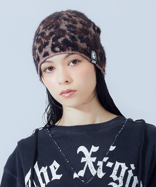 X-girl（エックスガール） ニット帽 ニットキャップ レディース