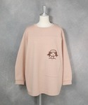 ソフトダンボール立体刺繍チュニック レディースの詳細画像1
