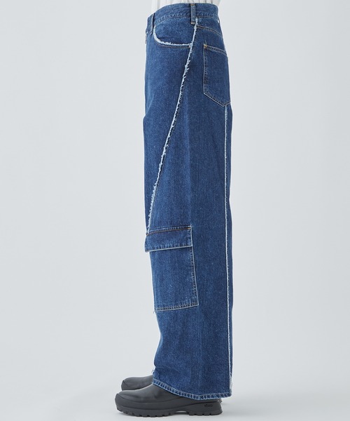 「JIEDA」 デニムパンツ 1 インディゴブルー メンズ_画像8