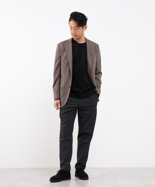 「MEN'S MELROSE」 スラックス 4 チャコールグレー メンズ_画像5