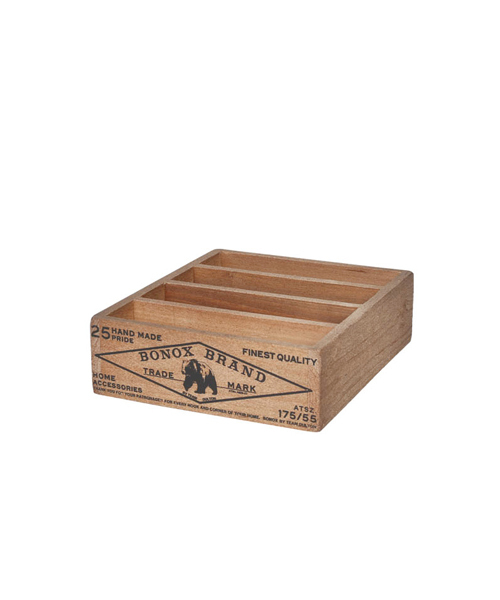 DULTON（ダルトン） 収納 WOODEN BOX FOR POSTCARDS NATURAL/木製 小物
