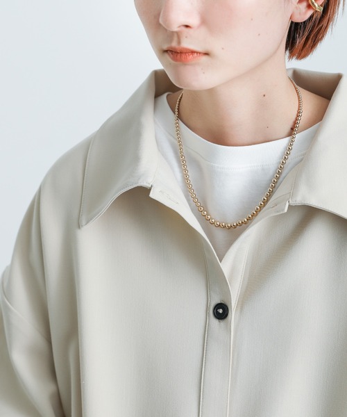 ネックレス 2021 AW ショートボールチェーンネックレス|ZOZOTOWN |08