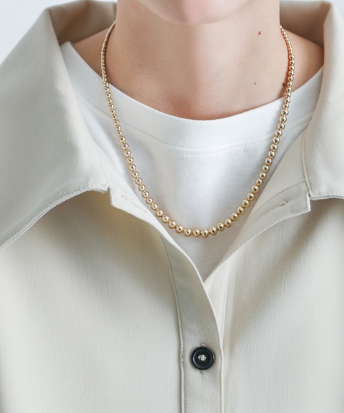 ネックレス 2021 AW ショートボールチェーンネックレス|ZOZOTOWN |09