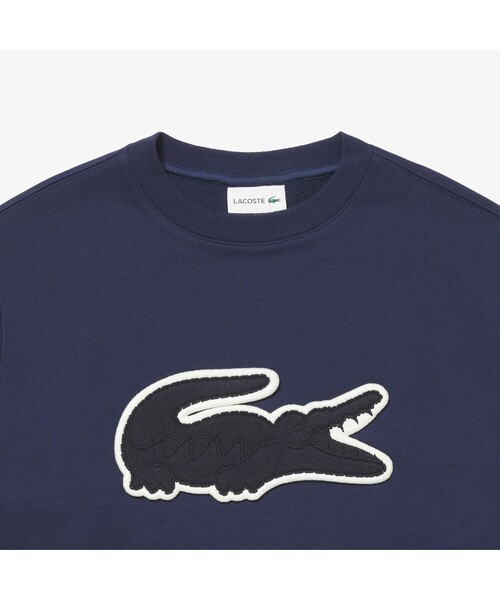 LACOSTE トレーナー スウェット ビッグクロックエンブレムクルー