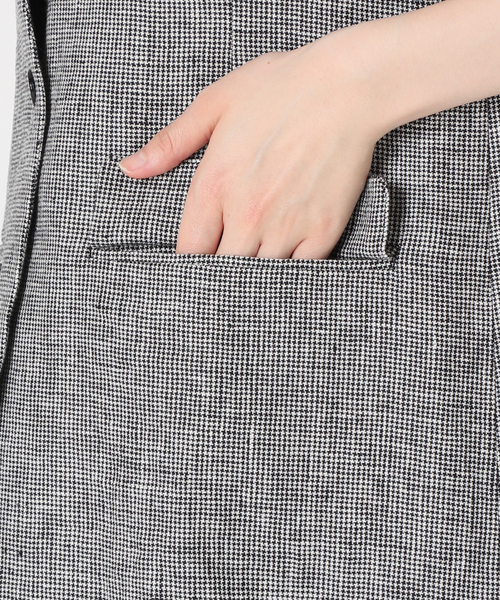 Spick＆Span ベスト リネンスリーブレスオーバージャケット