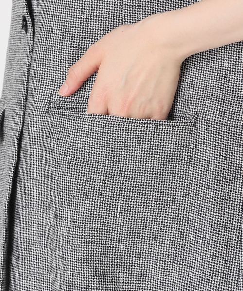 【新品】Spick & Span リネンスリーブレスオーバージャケット ベスト Spick＆Span ベスト リネンスリーブレスオーバージャケット