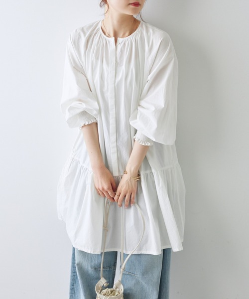「PUAL CE CIN」 長袖ブラウス FREE ナチュラル レディース pual ce cin 「PUAL CE CIN」 長袖ブラウス FREE ベージュ