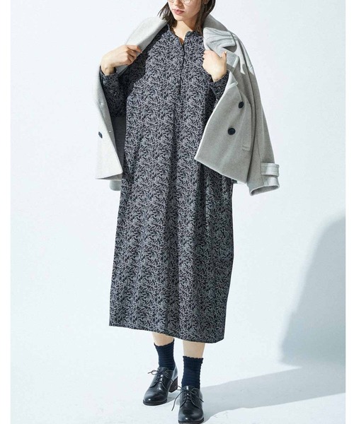 フラワープリントワンピース THREE FIFTY STANDARD ワンピース THREE FIFTY