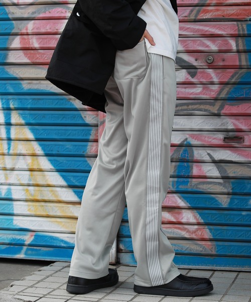パンツ サイドラインナロートラックパンツ メンズ レディース
