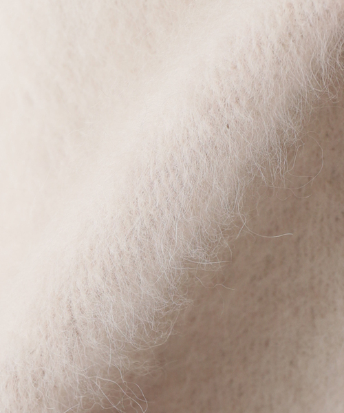 plage（プラージュ） ニット 「追加」Fur Vスリットプルオーバー